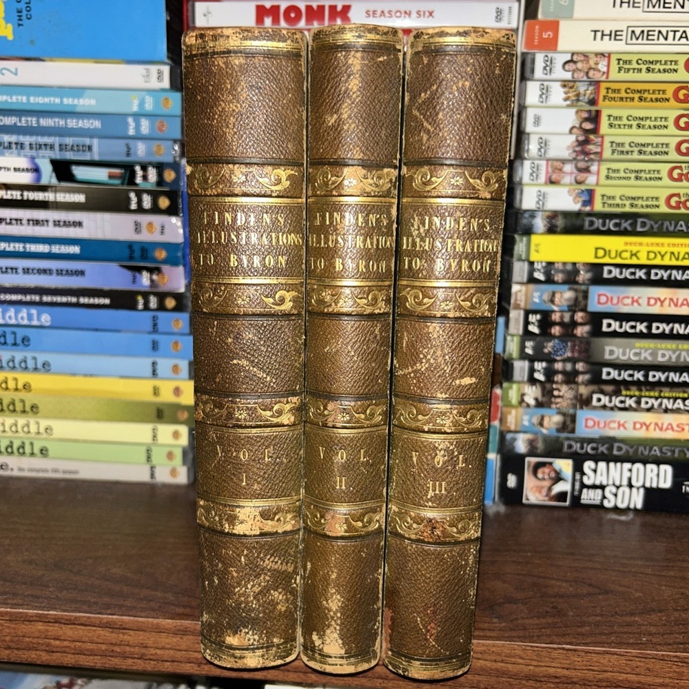 Finden's Illustrations Of The Life Of Lord Byron In Three Volumes 1833